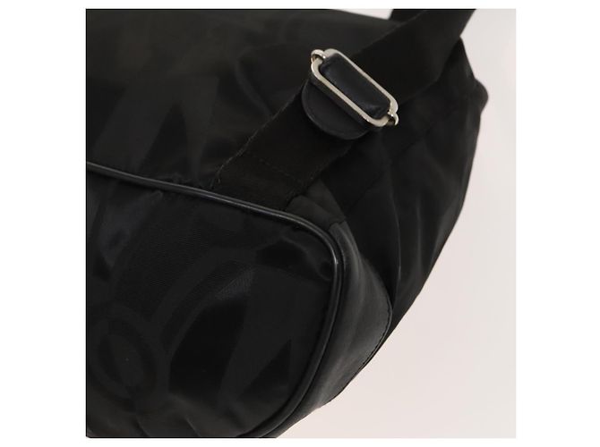 Salvatore Ferragamo Backpack Nylon Black Silver Auth 130220 - view 18