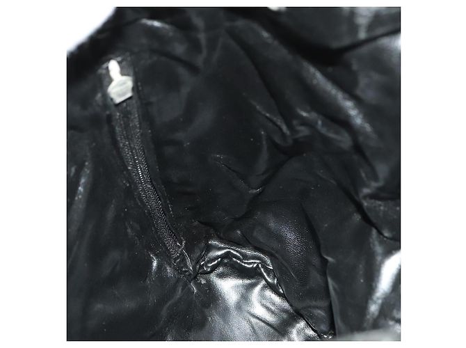 Salvatore Ferragamo Backpack Nylon Black Silver Auth 130220 - view 22