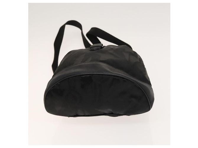 Salvatore Ferragamo Backpack Nylon Black Silver Auth 130220 - view 5