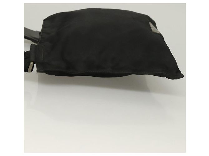 Borsa a Spalla PRADA in Nylon Nero Argento Autentica bs27458 - vista 4