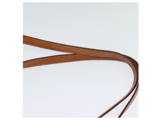 Céline CELINE Macadam Canvas Backpack PVC Leather Brown Gold Auth 131672 Golden - view 8