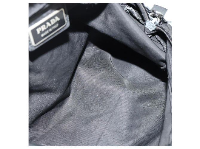 PRADA Schultertasche aus schwarzem Nylon Auth gh414 - Ansicht 20