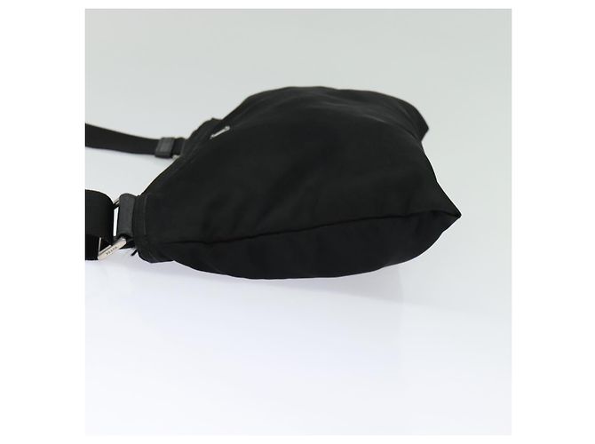 PRADA Schultertasche aus schwarzem Nylon Auth gh414 - Ansicht 3