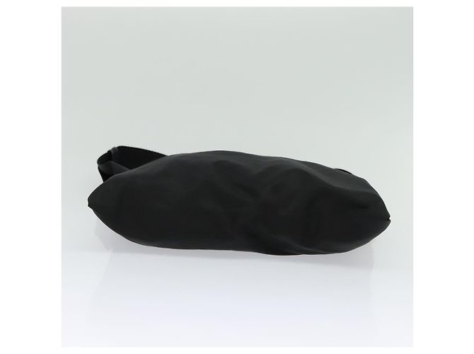 PRADA Schultertasche aus schwarzem Nylon Auth gh414 - Ansicht 5