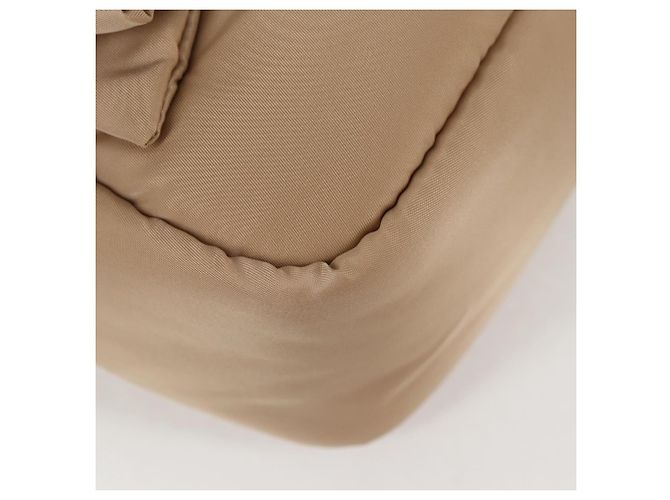 PRADA Borsa a Mano Nylon 2way Beige Oro Auth 118908SM D'oro - vista 15