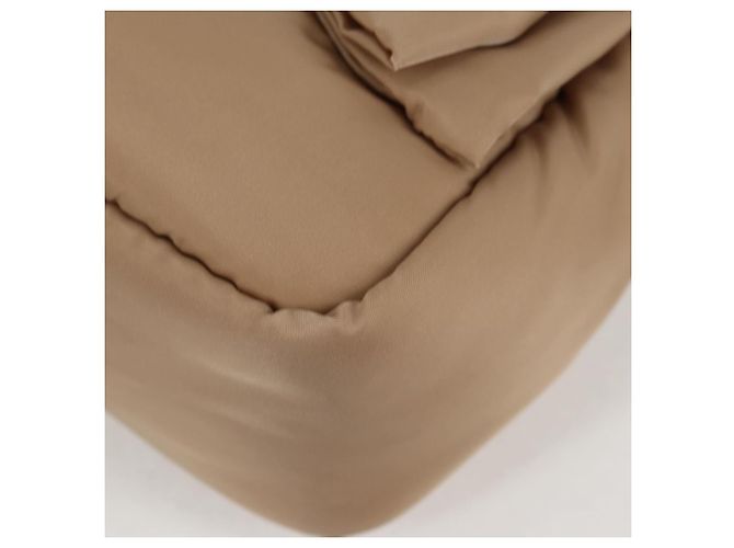 PRADA Borsa a Mano Nylon 2way Beige Oro Auth 118908SM D'oro - vista 16