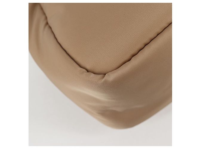 PRADA Borsa a Mano Nylon 2way Beige Oro Auth 118908SM D'oro - vista 17