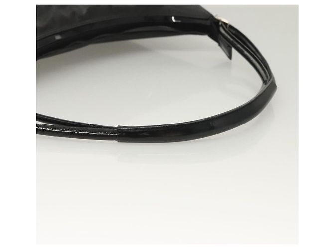 Borsa a Spalla in Tela GG Gucci Outlet Nera Argento 77112 3444 Auth ep9749 Nero - vista 7