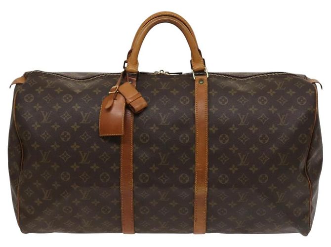 LOUIS VUITTON Borsa Boston Monogram Keepall 60 M41422 LV Auth 131991 Monogramma - vista 13