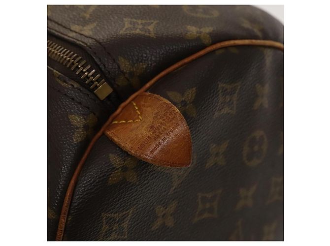 LOUIS VUITTON Borsa Boston Monogram Keepall 60 M41422 LV Auth 131991 Monogramma - vista 19