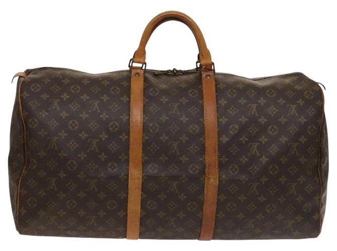 LOUIS VUITTON Borsa Boston Monogram Keepall 60 M41422 LV Auth 131991 Monogramma - vista 2