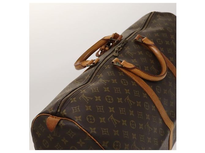 LOUIS VUITTON Borsa Boston Monogram Keepall 60 M41422 LV Auth 131991 Monogramma - vista 6