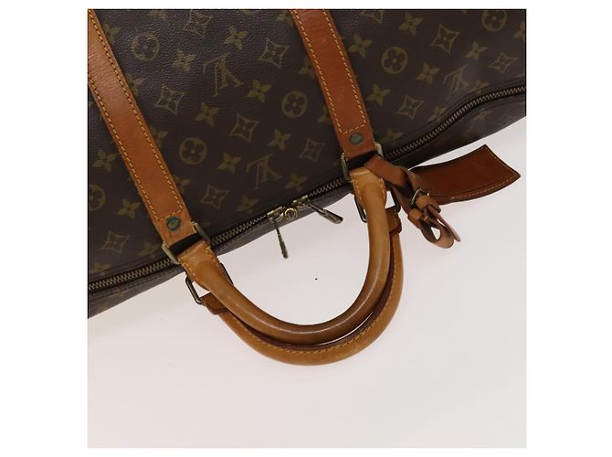 LOUIS VUITTON Borsa Boston Monogram Keepall 60 M41422 LV Auth 131991 Monogramma - vista 7