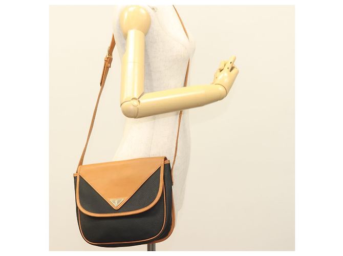 Saint Laurent Borsa a Spalla in Pelle PVC Marrone Auth bs27659 - vista 19