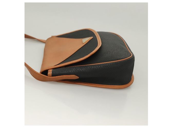Saint Laurent Borsa a Spalla in Pelle PVC Marrone Auth bs27659 - vista 4