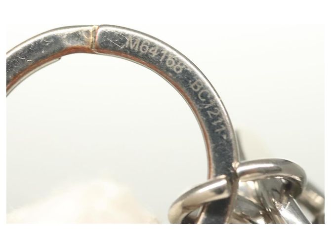 LOUIS VUITTON Eclipse Llave de Dragón Blanca M64168 LV Auth 130583 Blanco Monograma - vista 5