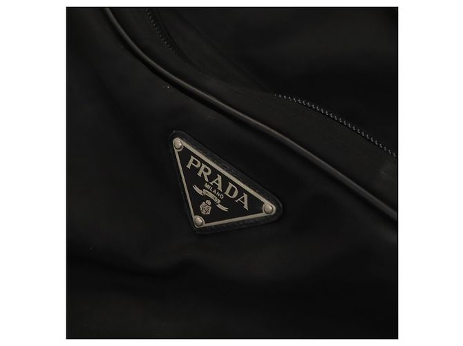 PRADA Funda para prendas de nylon negro Auth bs27926 - vista 19
