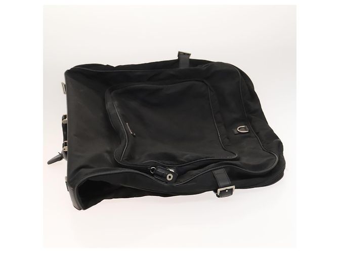 PRADA Funda para prendas de nylon negro Auth bs27926 - vista 4