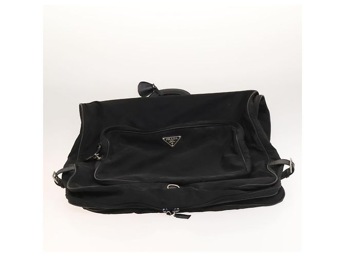 PRADA Funda para prendas de nylon negro Auth bs27926 - vista 5