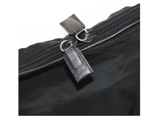 PRADA Funda para prendas de nylon negro Auth bs27926 - vista 9
