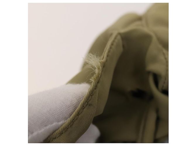 Zaino PRADA in nylon khaki argento autentico bs27513 Cachi - vista 9