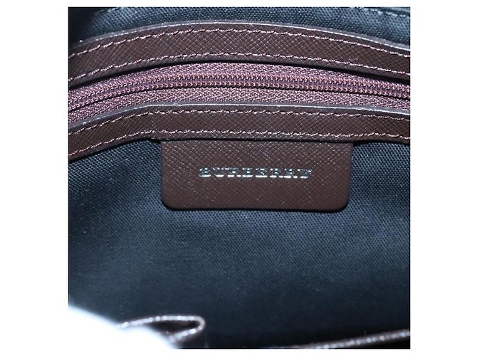 Burberry Nova Check Handtasche aus Canvas Beige Silber Authentisch ep9645 - Ansicht 18