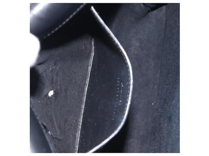 Borsa a spalla Chain Betty in pelle nera e argento di SAINT LAURENT Auth 130120 Nero - vista 11