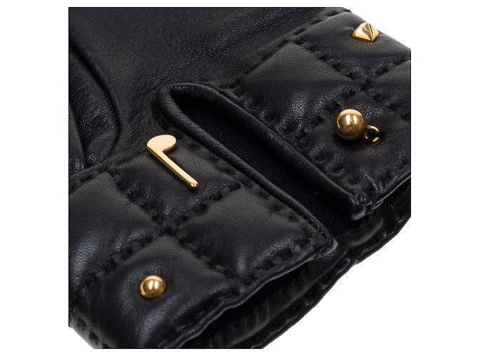 Médor Hermès Accessorio HERMES in Pelle Nera - 102243 Nero - vista 5