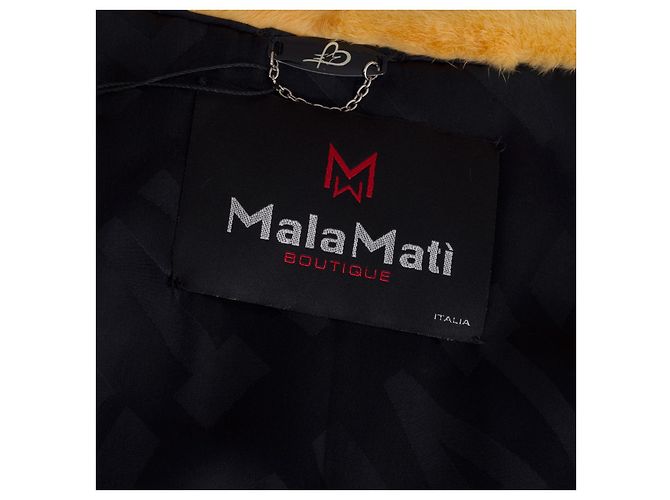 Autre Marque UNTERSCHRIEBENes Orangees Pelzkleid - 102249 - Ansicht 6