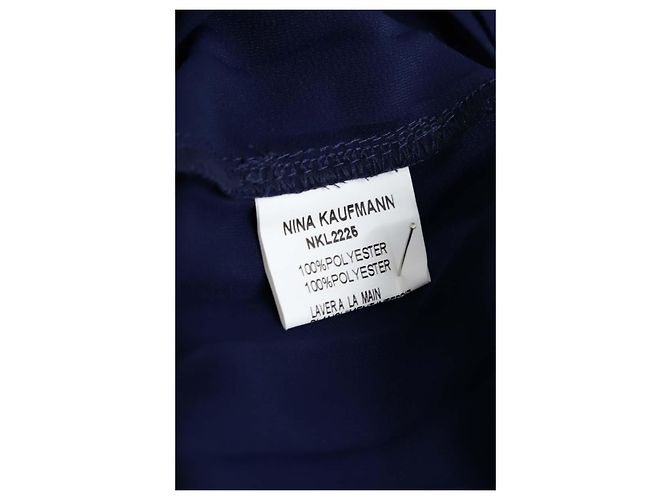 Abito Nina Kaufmann blu in poliestere L - vista 6