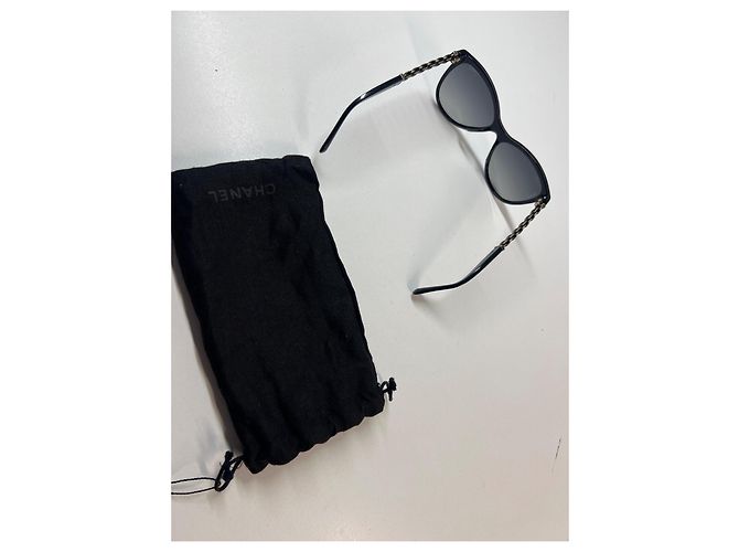 Gafas de sol Chanel 5326 polarizadas negras Negro - vista 8