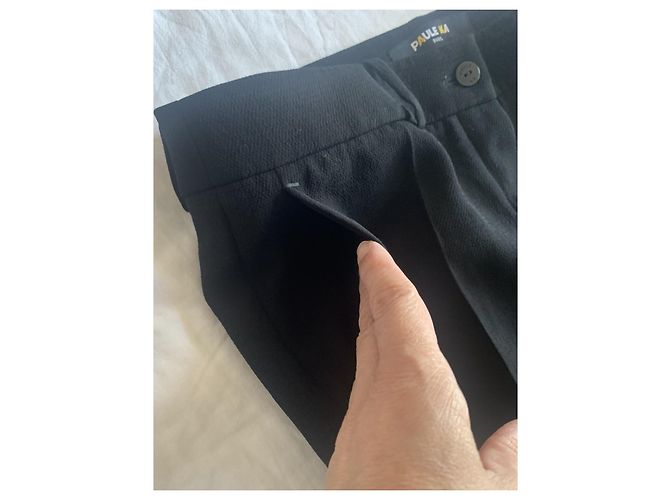 Pantaloni neri Paule Ka in poliestere Taglia 38 Nero - vista 3