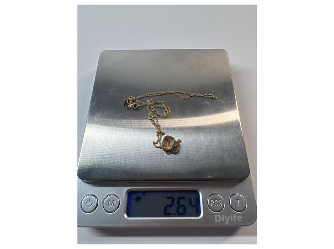 Autre Marque Collana Grace Diamante da Laboratorio Oro Giallo 14k D'oro - vista 10