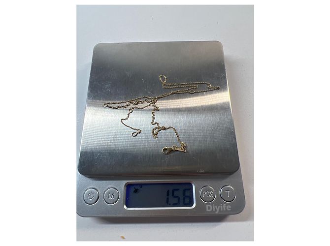Autre Marque Collana Grace Diamante da Laboratorio Oro Giallo 14k D'oro - vista 11