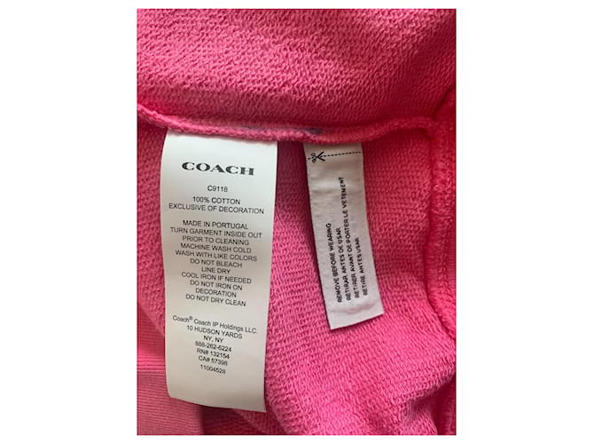 Sudadera con capucha Coach Rosa Algodón - vista 13