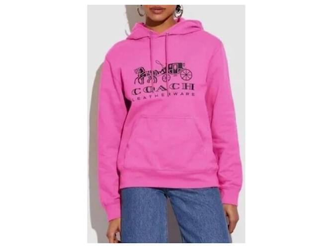 Sudadera con capucha Coach Rosa Algodón - vista 2