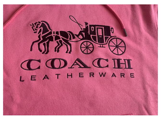 Sudadera con capucha Coach Rosa Algodón - vista 5