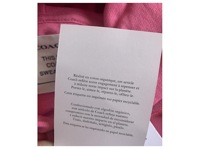 Sudadera con capucha Coach Rosa Algodón - vista 8