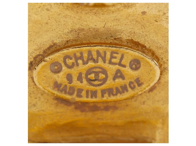 Chanel Triple Coco Mark Ohrringe Golden - Ansicht 13