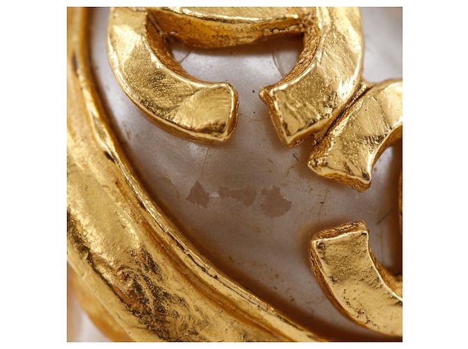 Chanel Triple Coco Mark Ohrringe Golden - Ansicht 8