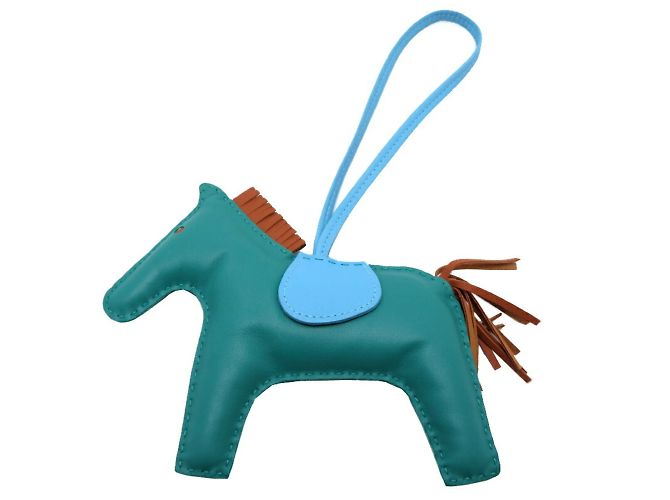 Hermès Charm per borsa Hermes Rodeo GM Verde - vista 2
