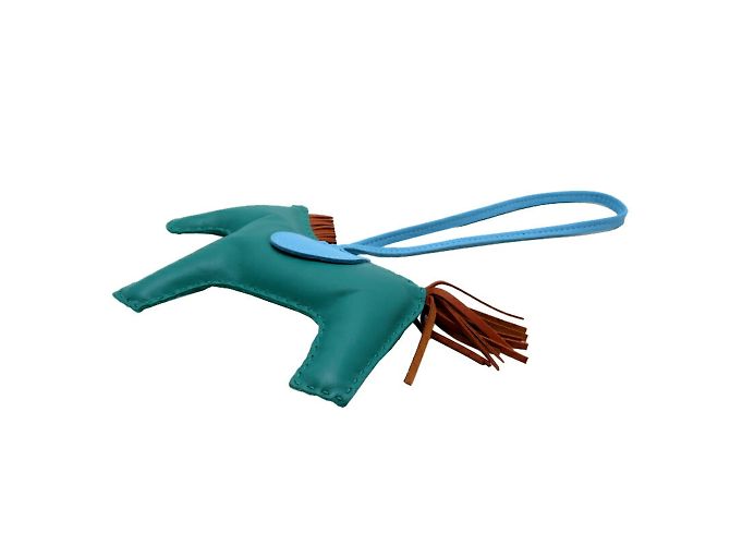Hermès Charm per borsa Hermes Rodeo GM Verde - vista 3