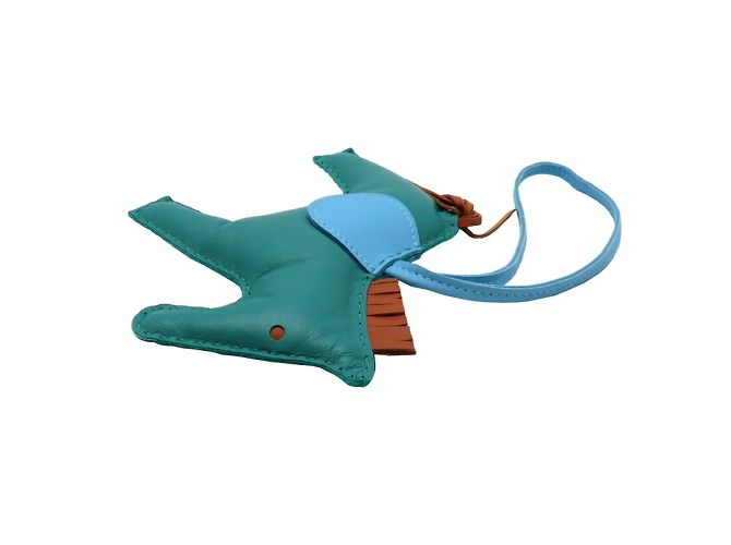 Hermès Charm per borsa Hermes Rodeo GM Verde - vista 4