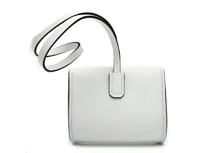 Charm per borsa Hermès Kelly Festival W Stamp 2024 Bianco - vista 2