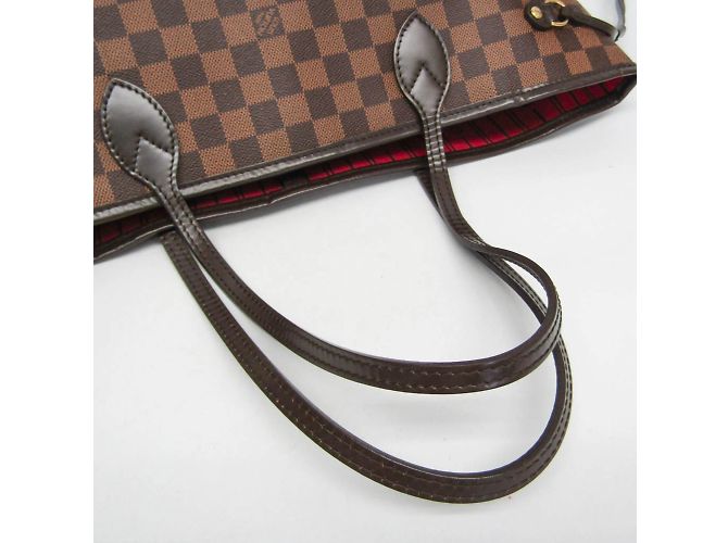 Damentasche Neverfull MM Damier N51105 von Louis Vuitton Braun - Ansicht 10