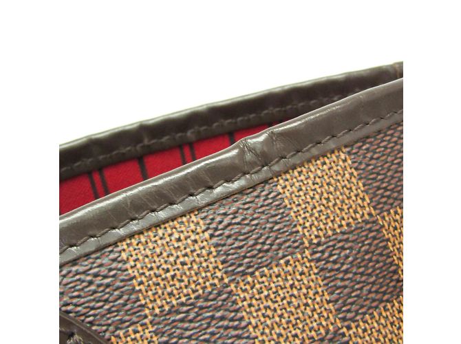 Damentasche Neverfull MM Damier N51105 von Louis Vuitton Braun - Ansicht 8