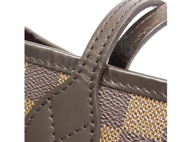 Damentasche Neverfull MM Damier N51105 von Louis Vuitton Braun - Ansicht 9