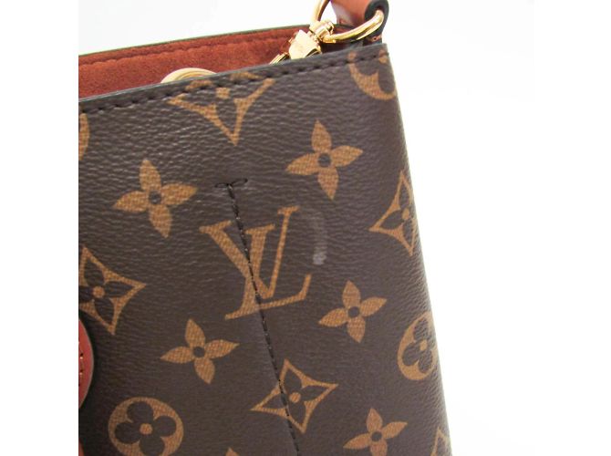 Borsa Tote Monogram Flower Louis Vuitton M43770 Marrone Monogramma - vista 14