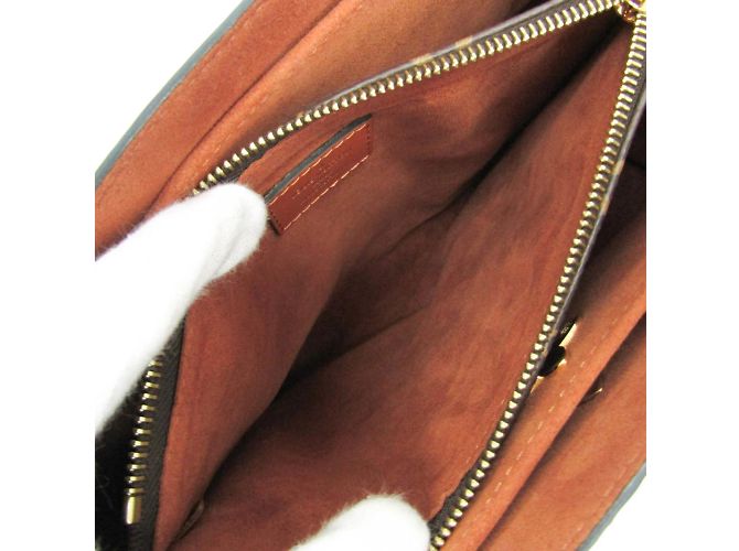 Borsa Tote Monogram Flower Louis Vuitton M43770 Marrone Monogramma - vista 15