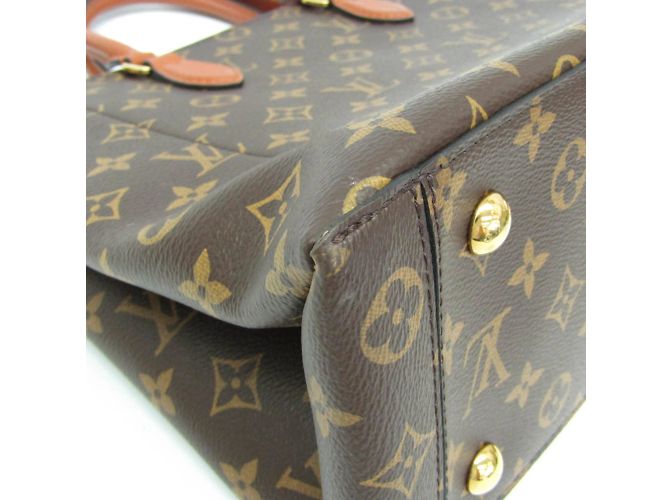 Borsa Tote Monogram Flower Louis Vuitton M43770 Marrone Monogramma - vista 4